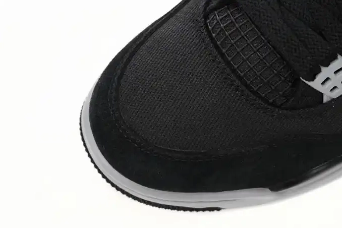 Cheap Jordan DH7138-006 4 Air Black Canvas 0616